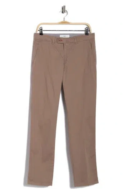 Brax Evans Regular Fit Flat Front Chino Pants In Brown