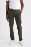 Brax Fabio Flat Front Cotton Blend Pants In Green