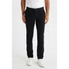 Brax Fabio Flat Front Stretch Corduroy Pants In Black