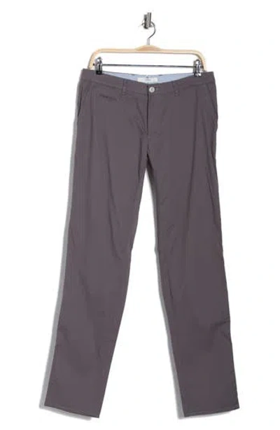 Brax Fabio Idx Flat Front Modern Fit Cotton Blend Chinos In Gray