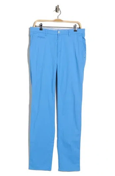 Brax Fabio Idx Flat Front Modern Fit Cotton Blend Chinos In Blue