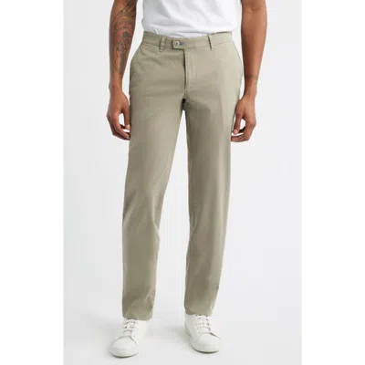 Brax Fabio Idx Flat Front Modern Fit Cotton Blend Chinos In Gray