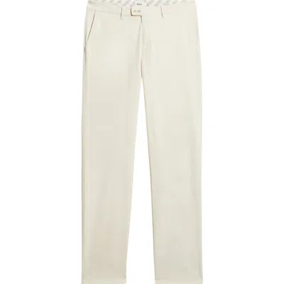 Brax Fabio Idx Flat Front Modern Fit Cotton Blend Chinos In White