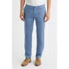 Brax Fabio Micropattern Flat Front Cotton Blend Pants