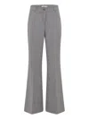 Brax Maine Pinstripe Trousers In Gray