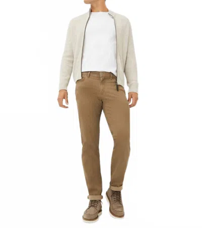 Brax Marathon Print Five-pocket Pants In Camel In Brown