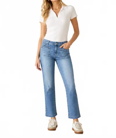 Brax Mary Bootcut Regular Fit Denim Pants In Used Light Blue In Multi