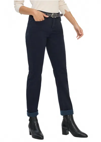 Brax Mary Five Pocket Pants In Navy In Blue
