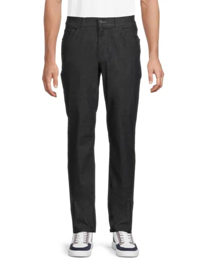 Brax Men's Cooper Fancy Flannel Jeans In Ocean