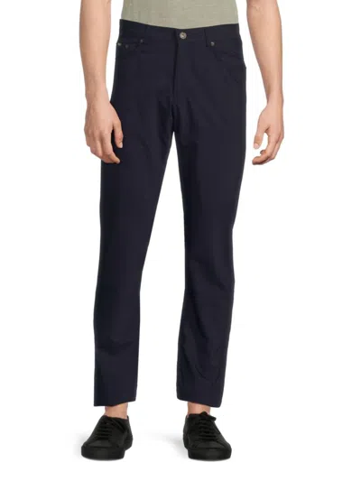 Brax Men's Cooper Fancy Wool Blend Jeans In Navy