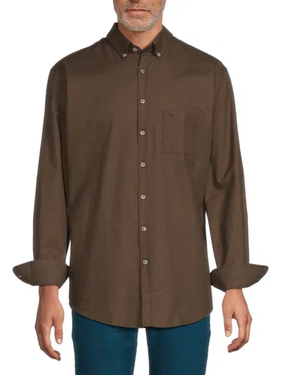 Brax Men's Daniel Pattern Shirt In Malt