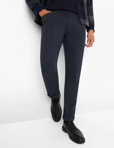 Brax Men's Pants Style Chuck 5 Pocket In Cement In Blue