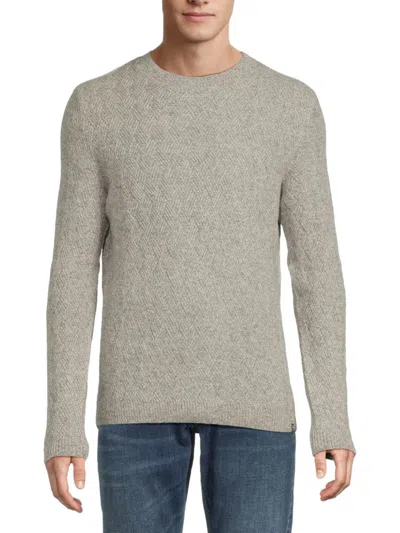 Brax Men's Rick Wool Blend Sweater In Light Grey