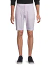 Brax Men's Textured Flat-front Bermuda Shorts