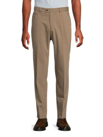 Brax Men's Virgin Wool Blend Flat Front Pants In Light Brown