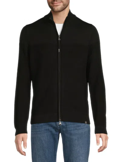 Brax Men's Wool Jacket In Black