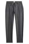 Brax Phil K Elastic Waist Stretch Jersey Pants In Gray
