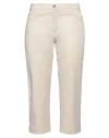 Brax Woman Pants Beige Size 27w-32l Cotton, Elastane In Beige