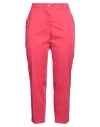 Brax Woman Pants Fuchsia Size 31w-32l Cotton, Elastane In Pink