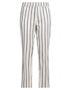 Brax Woman Pants Light Grey Size 31w-32l Viscose, Linen, Polyamide In Grey