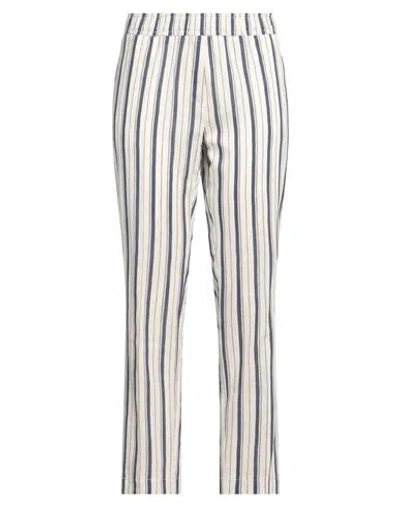 Brax Woman Pants Light Grey Size 31w-32l Viscose, Linen, Polyamide