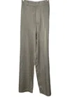 Brazeau Tricot Women's Kelly Wide Leg Trouser In Muslin In Gray
