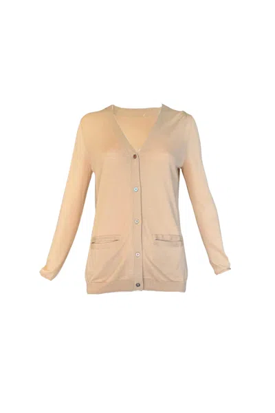 Brazeau Tricot Women's Pima Cotton Cardigan In Paperbag In Blue