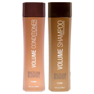Brazilian Blowout Volume Shampoo And Conditioner Kit By  For Unisex - 2 Pc Kit 12oz Shampoo, 12oz Con In Multi