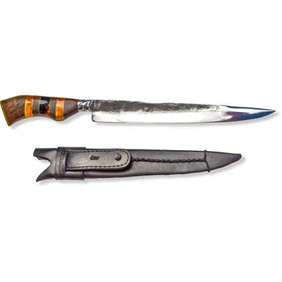 Brazilian Flame 10'' Chef's Knife In Brown;yellow