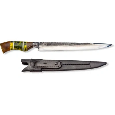 Brazilian Flame 10'' Chef's Knife In Green;brown