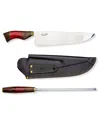 Brazilian Flame 10in Traditional Line Knife With Sharpener