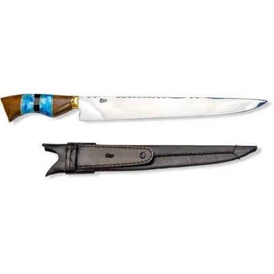 Brazilian Flame 12'' Chef's Knife In Blue;brown