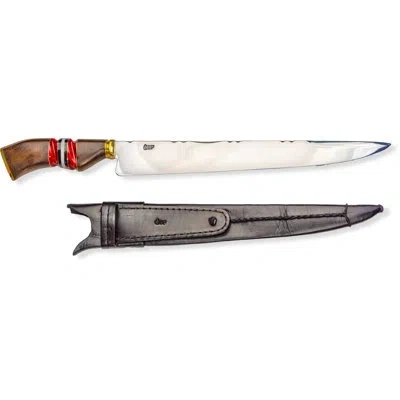 Brazilian Flame 12'' Chef's Knife In Brown;red
