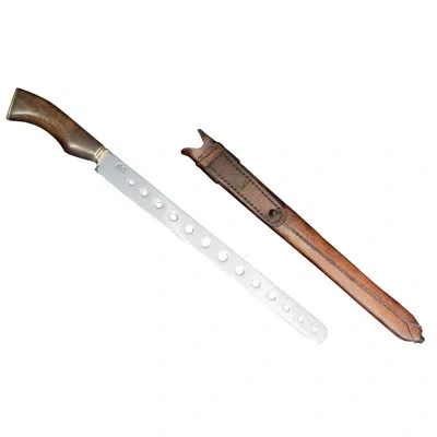Brazilian Flame Chef Brisket Stainless Steel 12-inch Knife, Kf-ref092-12 In Brown