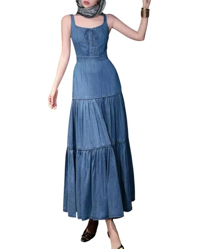 Brc By Burryco Maxi Dress In Blue