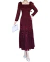 Brc By Burryco Maxi Dress In Burgundy