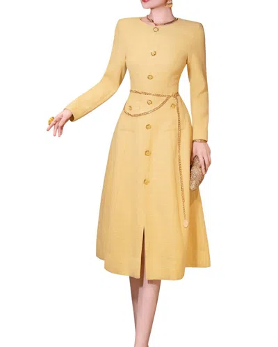 Brc By Burryco Maxi Dress In Gold