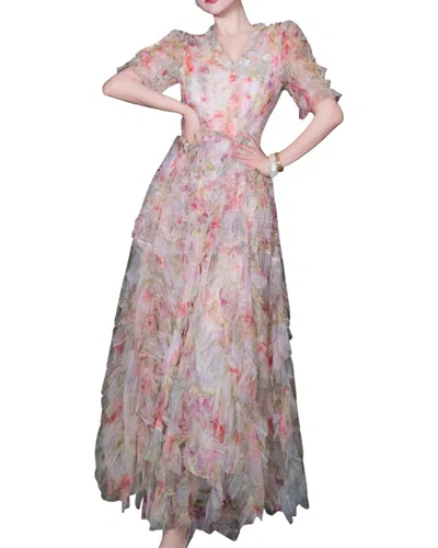 Brc By Burryco Maxi Dress In Gray