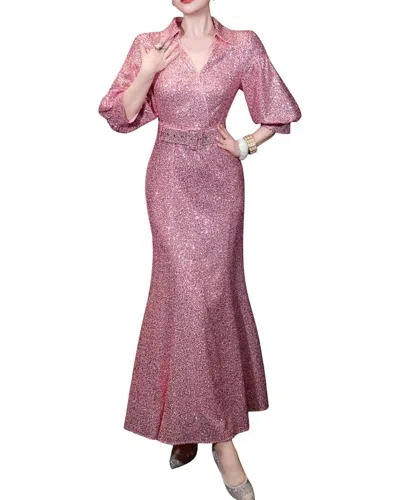 Brc By Burryco Maxi Dress In Pink