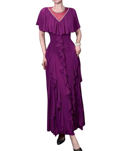 Brc By Burryco Maxi Dress In Purple