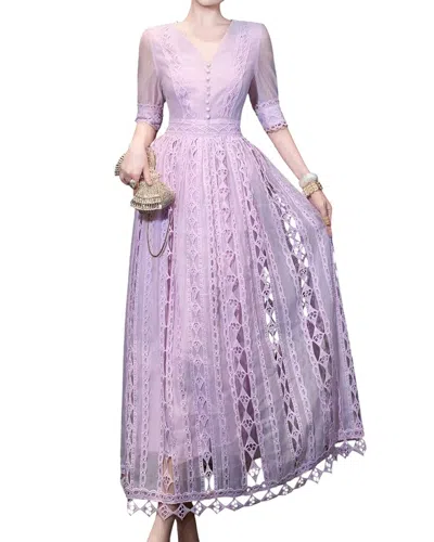Brc By Burryco Maxi Dress In Purple