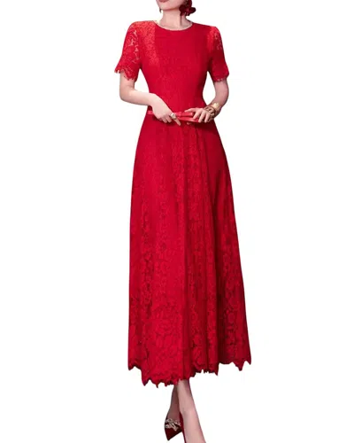 Brc By Burryco Maxi Dress In Red