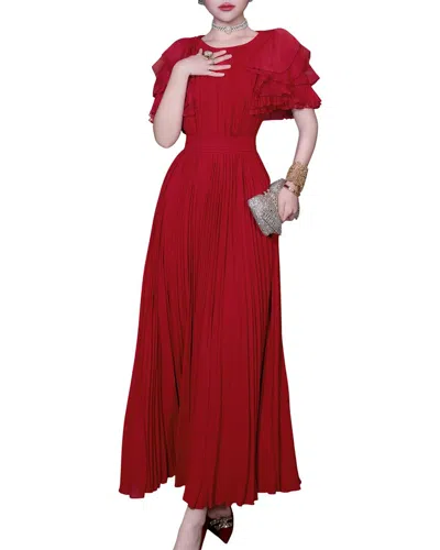 Brc By Burryco Maxi Dress In Red