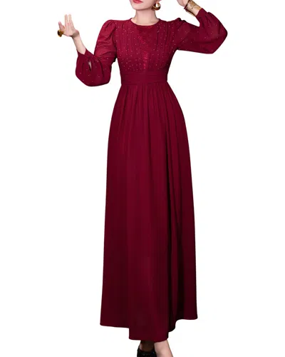 Brc By Burryco Maxi Dress In Red