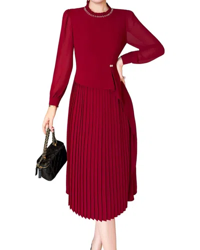 Brc By Burryco Midi Dress In Red