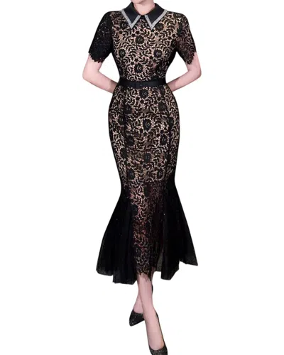 Brc By Burryco Midi Dress In Black