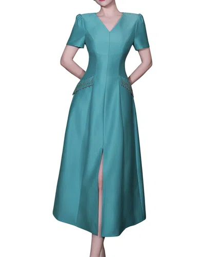 Brc By Burryco Midi Dress In Blue