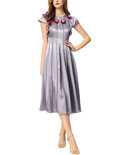 Brc By Burryco Midi Dress In Gray