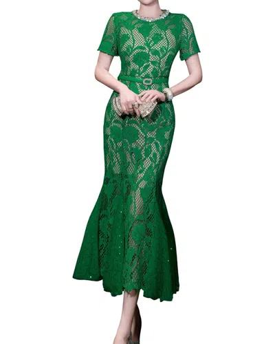 Brc By Burryco Midi Dress In Green