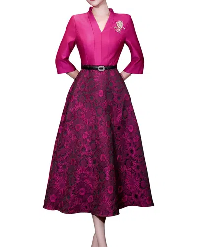 Brc By Burryco Midi Dress In Multi